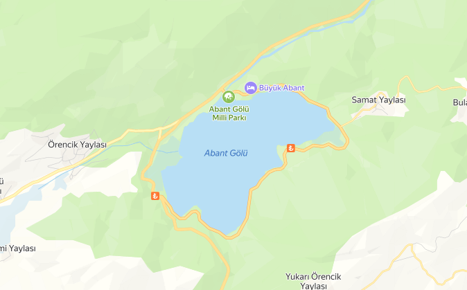 Abant Gölü Haritası
