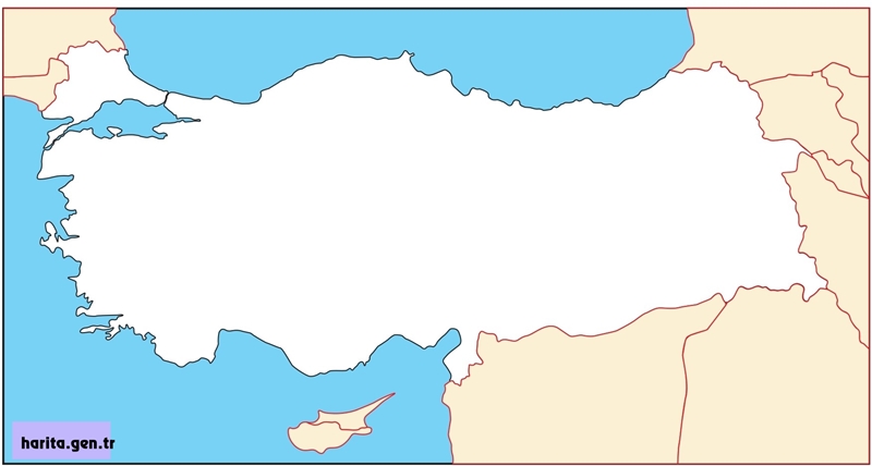 Dilsiz Trkiye Haritas