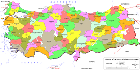 Klasik Türkiye Siyasi Haritası