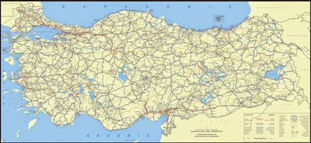 Türkiye Karayolları Haritası 3