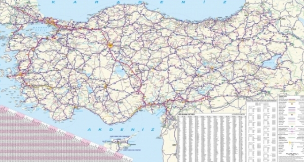 Türkiye Karayolları Haritası