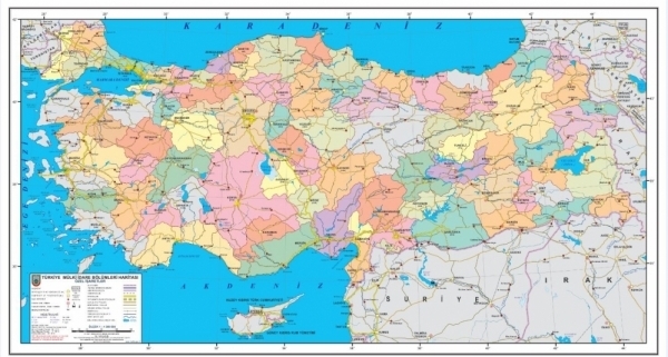 Türkiye Mülki İdare Haritası Türkiye Mülki İdare Haritası