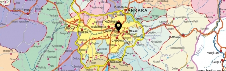 Fiziki Harita - Altındağ Fiziki Harita - Altındağ