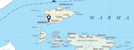 Fiziki Harita - Marmara Fiziki Harita - Marmara