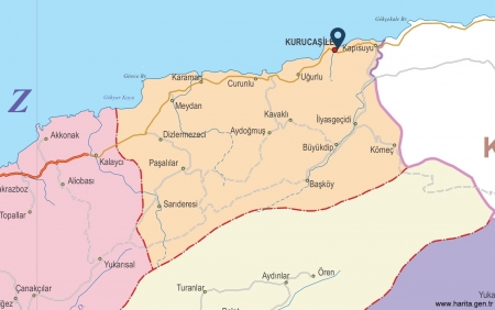 Fiziki Harita - Kurucaşile Fiziki Harita - Kurucaşile