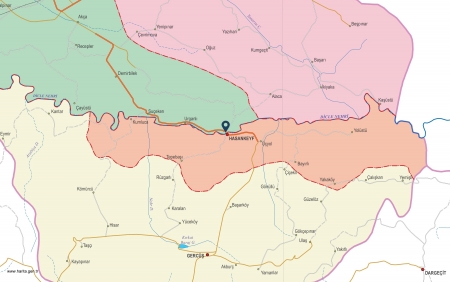 Fiziki Harita - Hasankeyf Fiziki Harita - Hasankeyf