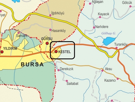 Fiziki Harita - Kestel Fiziki Harita - Kestel