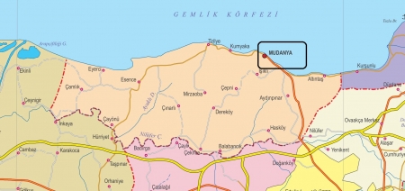 Fiziki Harita - Mudanya Fiziki Harita - Mudanya