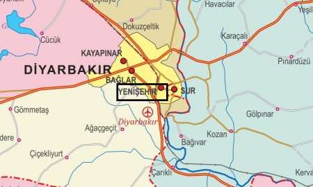 Fiziki Harita - Yenişehir Fiziki Harita - Yenişehir