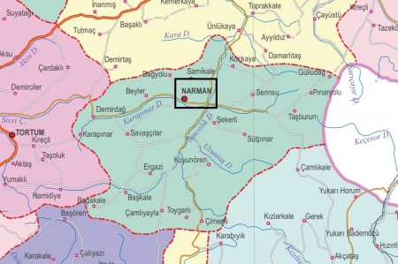 Fiziki Harita - Narman