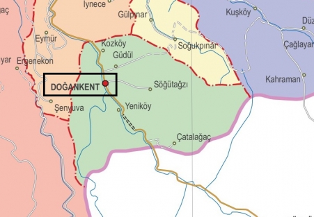 Fiziki Harita - Doğankent Fiziki Harita - Doğankent