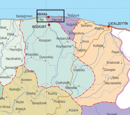 Fiziki Harita - Abana Fiziki Harita - Abana