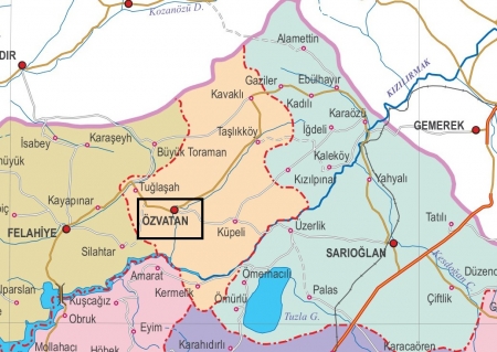 Fiziki Harita - Özvatan Fiziki Harita - Özvatan