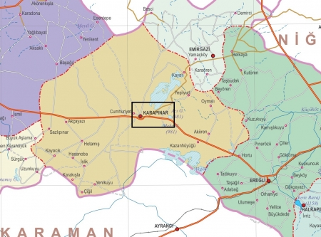 Fiziki Harita - Karapnar