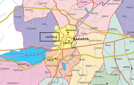 Fiziki Harita - Serdivan