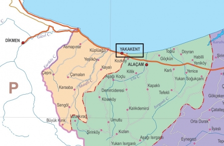 Fiziki Harita - Yakakent Fiziki Harita - Yakakent