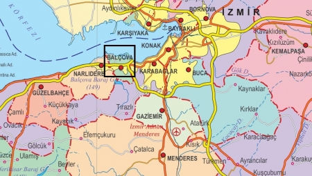 Fiziki Harita - Balçova Fiziki Harita - Balçova