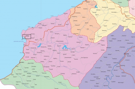 Fiziki Harita - Karadeniz Ereğli Fiziki Harita - Karadeniz Ereğli