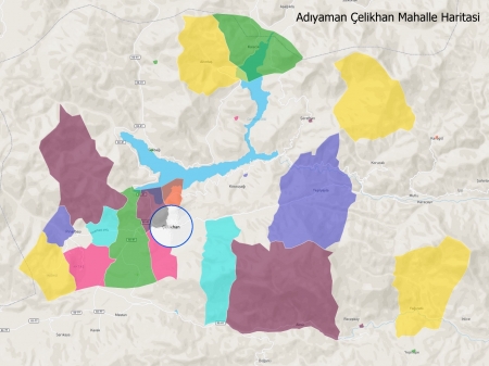 Çelikhan Mahalle Haritası Çelikhan Mahalle Haritası