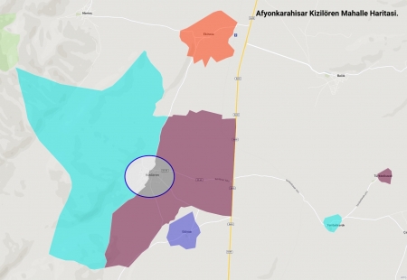 Kızılören Mahalle Haritası Kızılören Mahalle Haritası