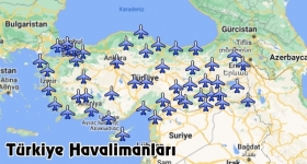 Trkiye Havalimanlar Haritas