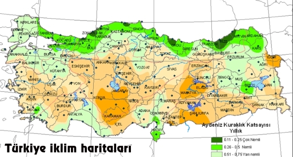 Türkiye İklim Haritaları