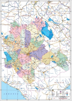 Konya ve ileleri mlki idare haritas