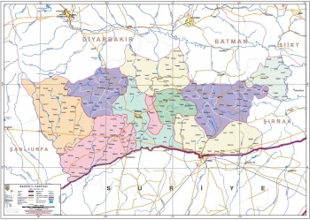 Mardin ve ileleri mlki idare haritas