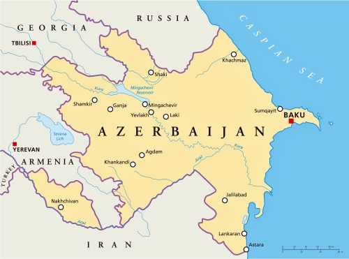 Azerbeycan haritas