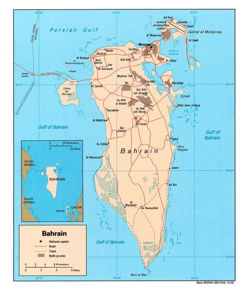 Bahreyn detayl haritas
