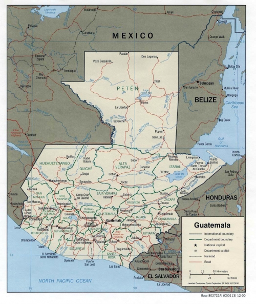 Guatemala detayl haritas