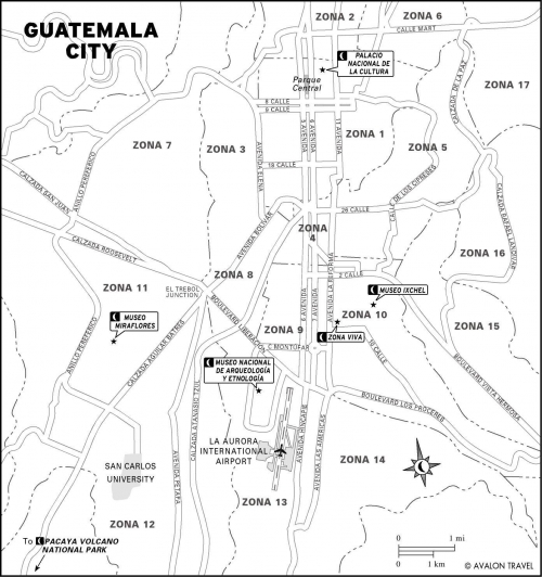 Guatemala ehir haritas