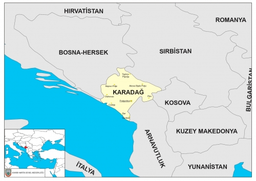 Karada snr komular haritas