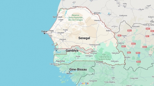 Senegal genel haritas