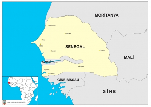 Senegal snr komular haritas