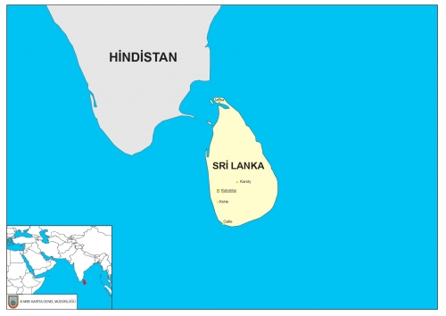Sri Lanka snr komular haritas