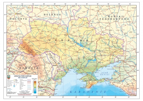 Ukrayna fiziki haritas