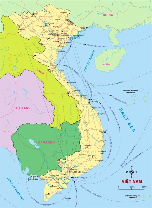 Vietnam siyasi haritas
