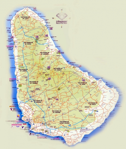 Barbados haritas