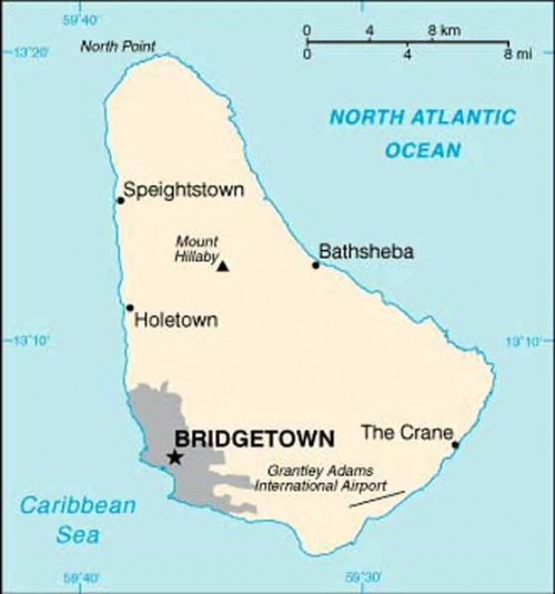 Barbados haritas